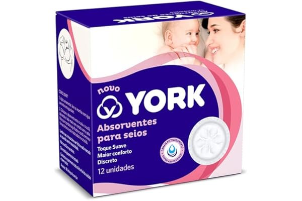 York Absorventes Para Seios: Conforto Total em Cada Uso